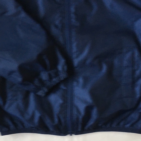 Lands' End Navy blue Windbreaker size 7 large Jacket Navy Blue Full Zip EUC. - Picture 8 of 13